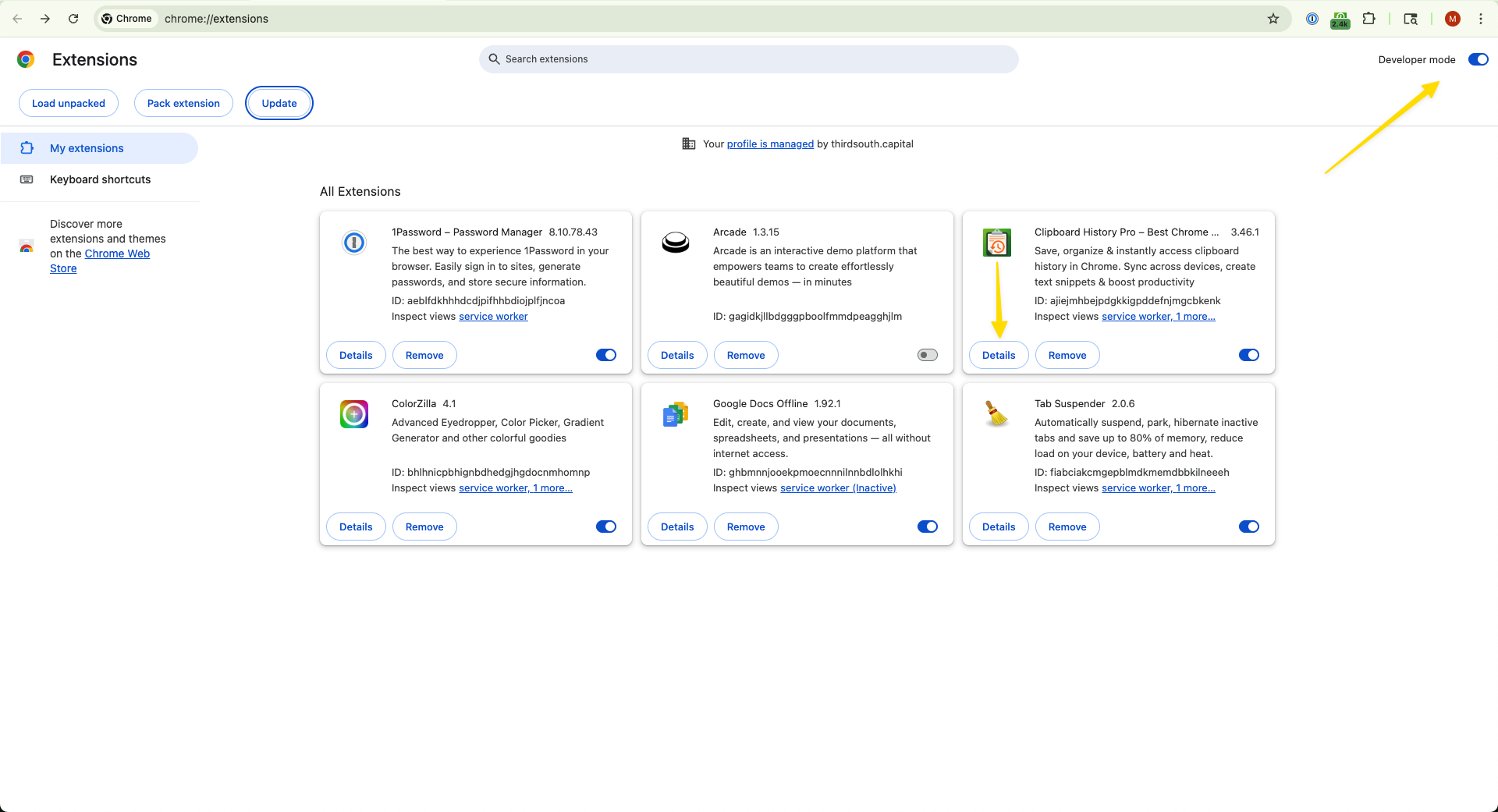 Chrome Extensions List