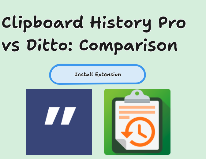 Ditto vs. Clipboard History Pro: The Definitive Guide to Choosing Your Ideal Clipboard Manager
